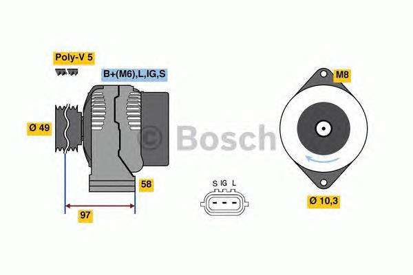 0986080010 Bosch