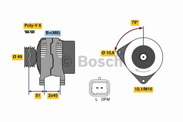 0986049560 Bosch