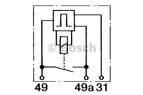 Relê de pisca-pisca 9563916780 Fiat/Alfa/Lancia