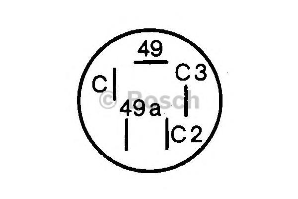 Compre 0336202002 Bosch Relê de pisca-pisca