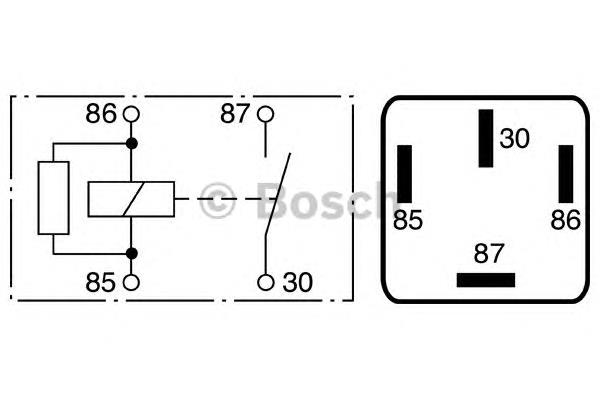 Relê elétrico multifuncional Mercedes 0025425919