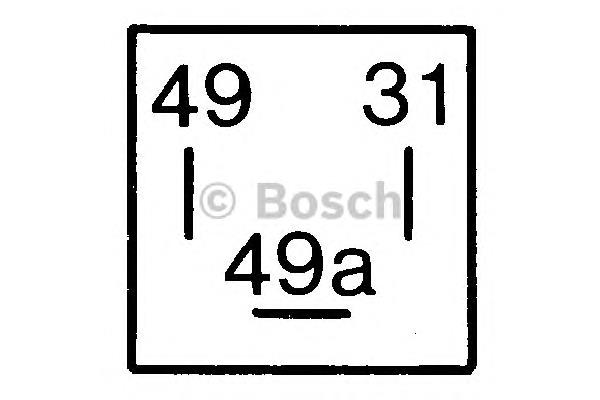 Relê de pisca-pisca 6048781 Ford