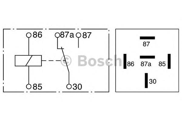 0332209150 Bosch Relê de ventilador