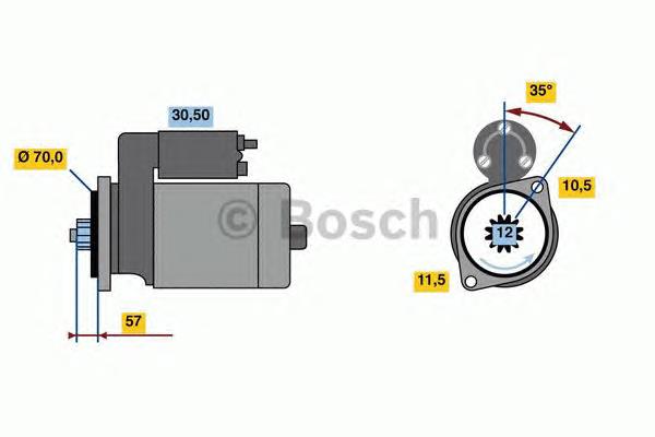 Motor de arranco Bosch 0986023540 preço, a partir de 211,19 USD