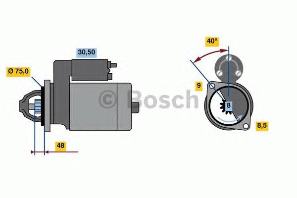 Motor de arranco 150530082130 PSH