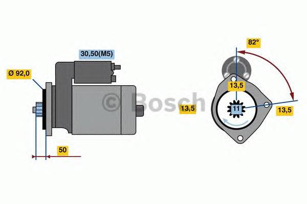 627206 Diesel Technic Motor de arranco