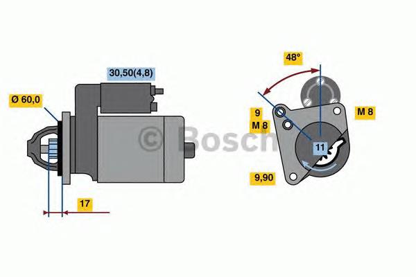 12417616698 BMW Motor de arranco