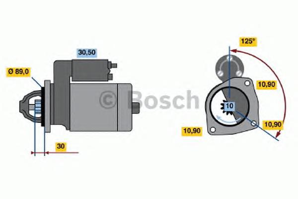 0986021190 Bosch Motor de arranco