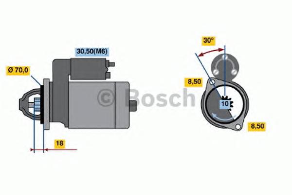 0986021260 Bosch Motor de arranco