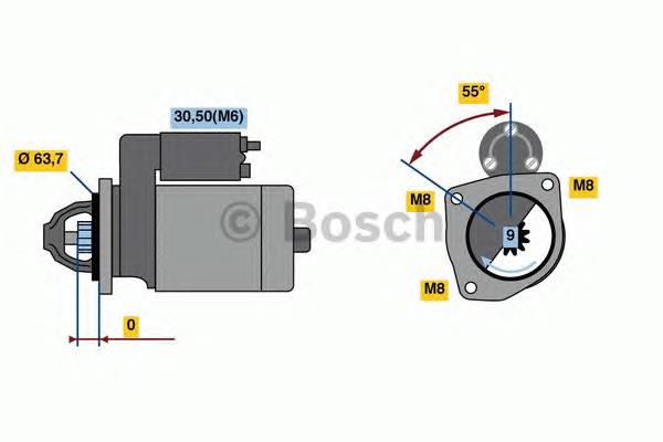 Compre 46451529 Fiat/Alfa/Lancia Motor de arranco