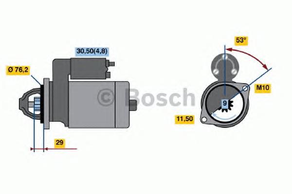 Motor de arranco Cevam 3185
