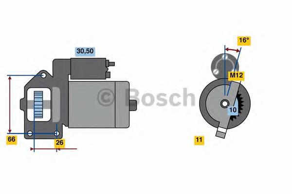 0986024040 Bosch Motor de arranco
