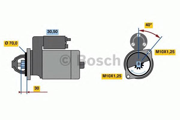 Compre M000T86581 Mitsubishi Motor de arranco