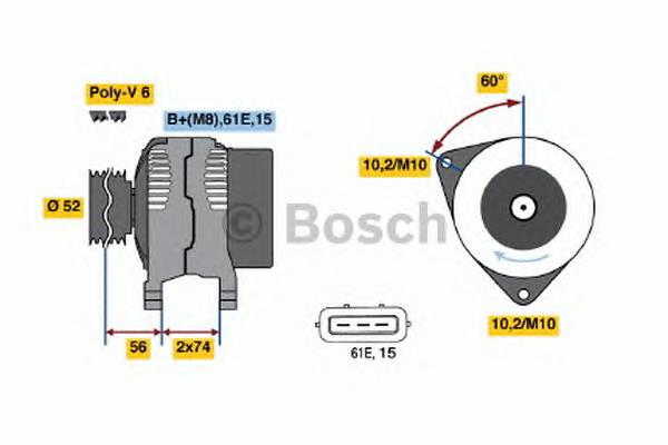 14354251 BMW Gerador