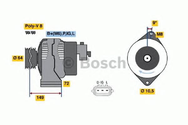 Gerador PSH 135701090050 preço, a partir de 321,13 USD