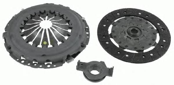Kit de embraiagem (3 peças) 71734761 Fiat/Alfa/Lancia