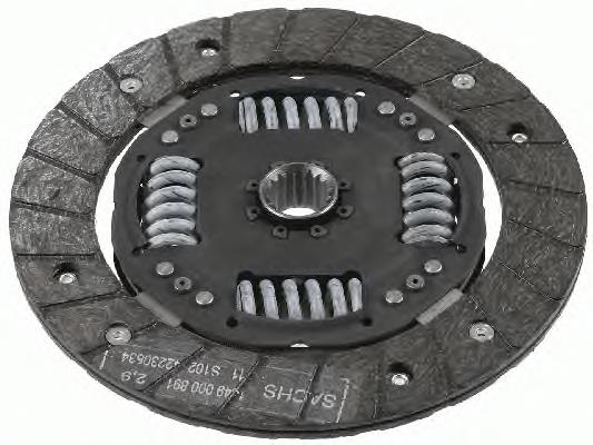 Disco de embraiagem para Citroen C3 II A51