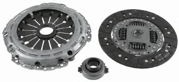 Kit de embraiagem (3 peças) 2050V6 Peugeot/Citroen