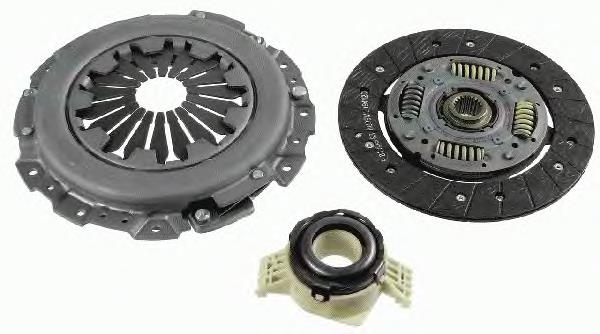Kit de embraiagem (3 peças) 73501735 Fiat/Alfa/Lancia