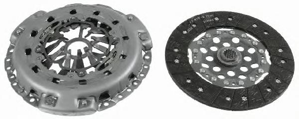 Kit de embraiagem (3 peças) 1606211 Opel