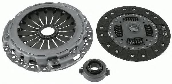 Kit de embraiagem (3 peças) 2050V1 Peugeot/Citroen