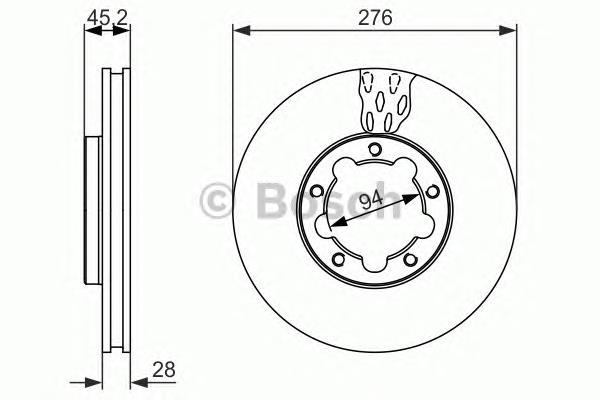 Compre DI161C Japan Parts Disco do freio dianteiro