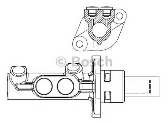 Cilindro mestre do freio F026003943 Bosch