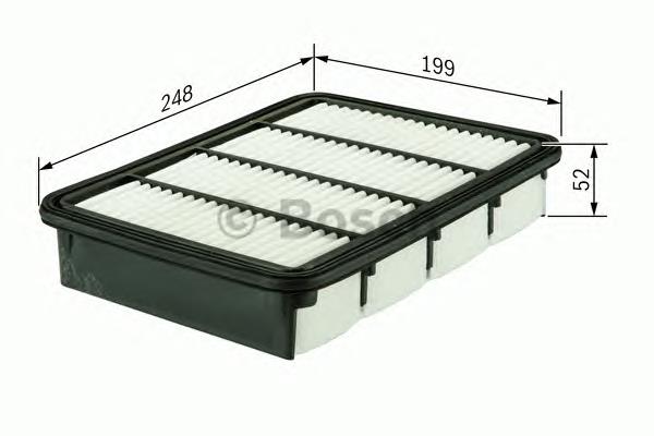 Filtro de ar F026400165 Bosch