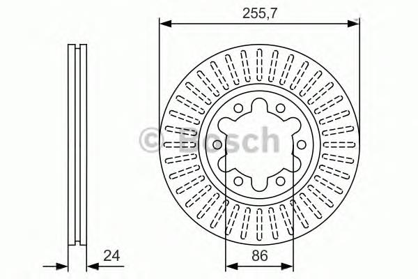 Compre S6173325X Ford Disco do freio dianteiro