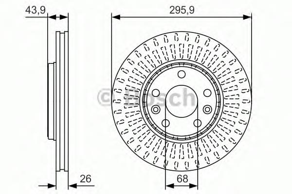 Compre 0986479S93 Bosch Disco do freio dianteiro