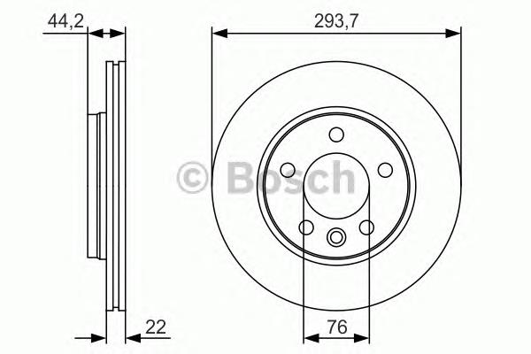 Compre 0986479S06 Bosch Disco do freio traseiro
