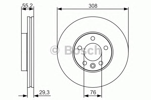 Compre 0986479R84 Bosch Disco do freio dianteiro