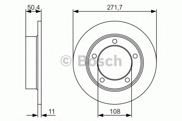 Compre 0986479R73 Bosch Disco do freio dianteiro