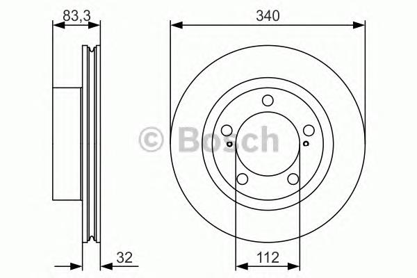 Compre 0986479R29 Bosch Disco do freio dianteiro
