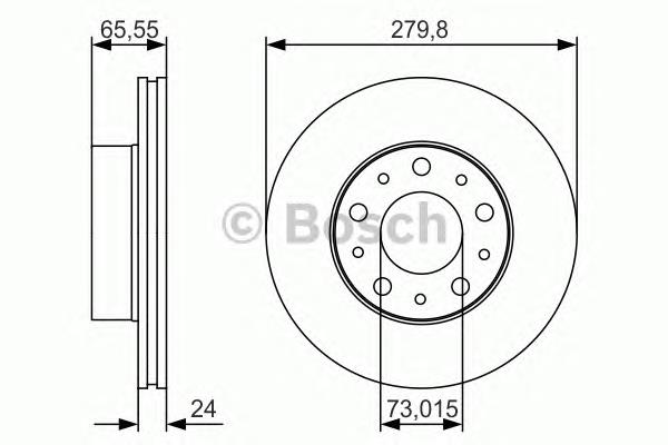 Compre 0986479S70 Bosch Disco do freio dianteiro