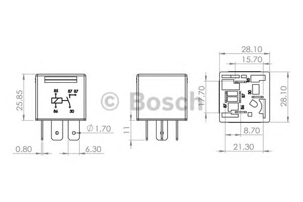 Compre 0986AH0251 Bosch Relê elétrico multifuncional