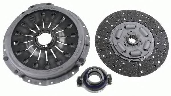 Kit de embraiagem (3 peças) HD72 Sachs