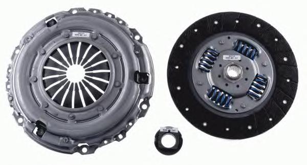 Kit de embraiagem (3 peças) 1636264380 Peugeot/Citroen