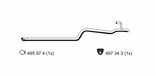 Silenciador, parte traseira Mercedes A9014904021 preço, a partir de 59,92 USD