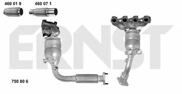 Convertidor - catalisador Ford 4S5X5G232CB preço, a partir de 308,83 USD