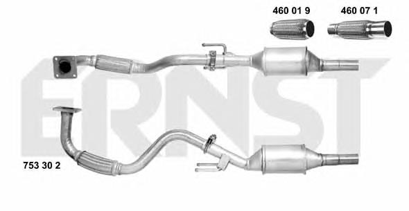 6K0253058RX VAG Convertidor - catalisador
