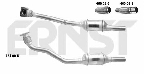 Compre 3A1253208EX VAG Silenciador, parte dianteira