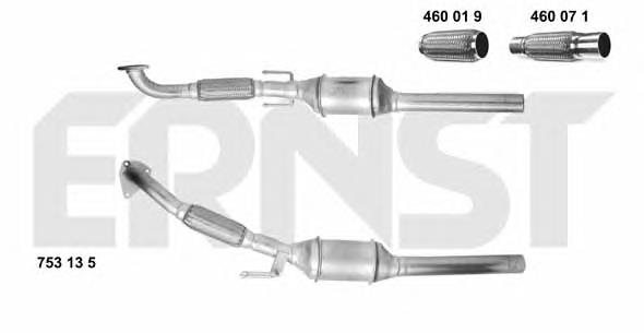 1J0254505PX VAG Convertidor - catalisador