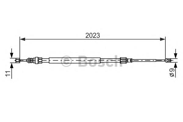 Compre 73888 Asam Cabo traseiro direito/esquerdo do freio de estacionamento