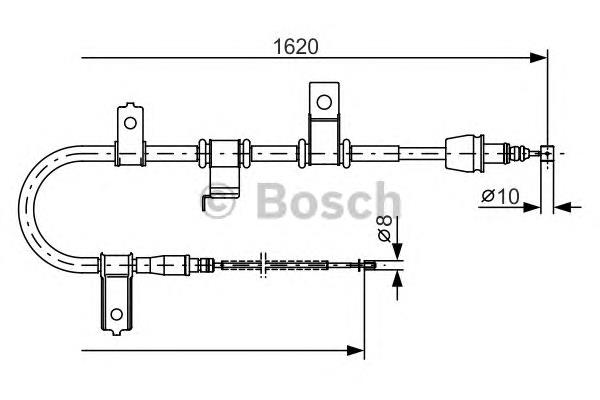 Compre 4775004090 Toyota Cabo do freio de estacionamento traseiro direito
