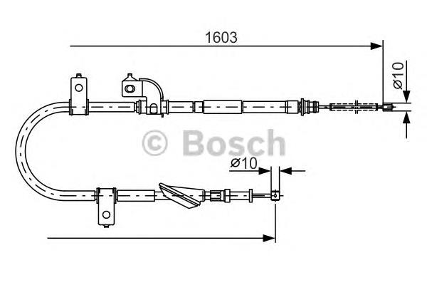 Cabo do freio de estacionamento traseiro direito Subaru 26012AA031 preço, a partir de 43,25 USD