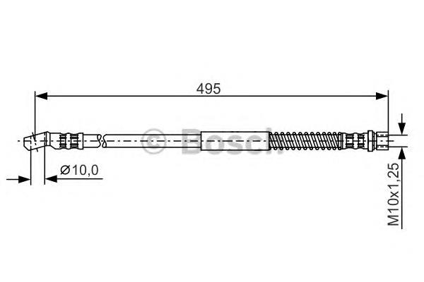 51901 Quick Brake Mangueira do freio dianteira