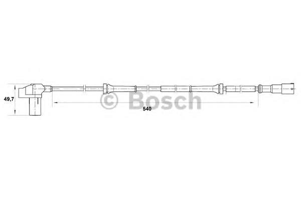 8200058186 Renault (RVI) Sensor dianteiro de ABS