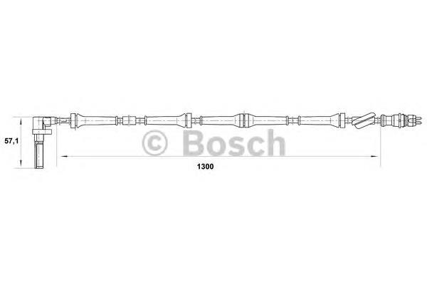 60652776 Fiat/Alfa/Lancia Sensor ABS dianteiro esquerdo