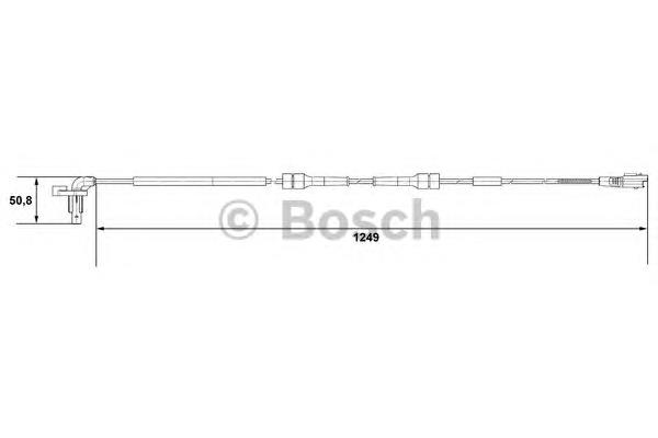 Compre 0265007666 Bosch Sensor dianteiro de ABS